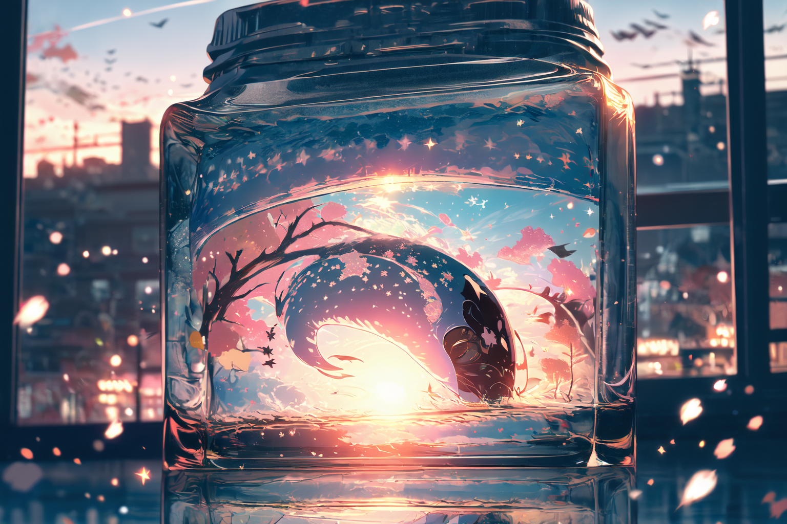 19177-542295806-(masterpiece_1.2), best quality,PIXIV,World in a bottle,_Reflection, glowing,no human,scenery,background,snowing,Ice crystal sno.png